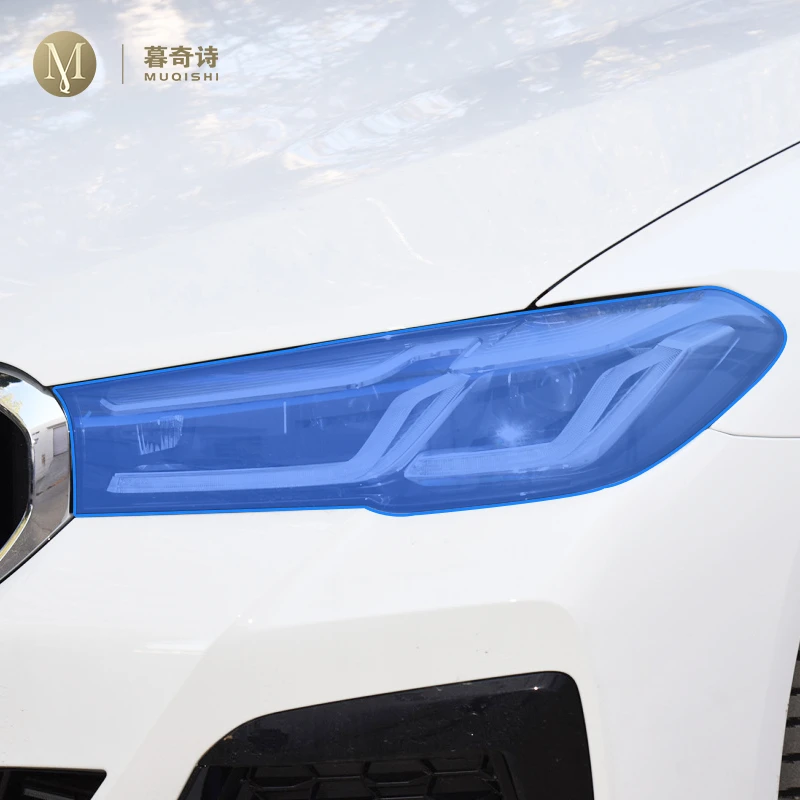 

For BMW G30 G31 Series 5 2021-2022 Anti-scratch Headlight Protection Rhino Skin Sticker Front Light Film Accessories Protector