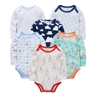 3 6pcs newborn baby boy pijamas bebe fille 100 cotton jumpsuits soft ropa bebe de infant sleepers toddler baby girls pjiamas