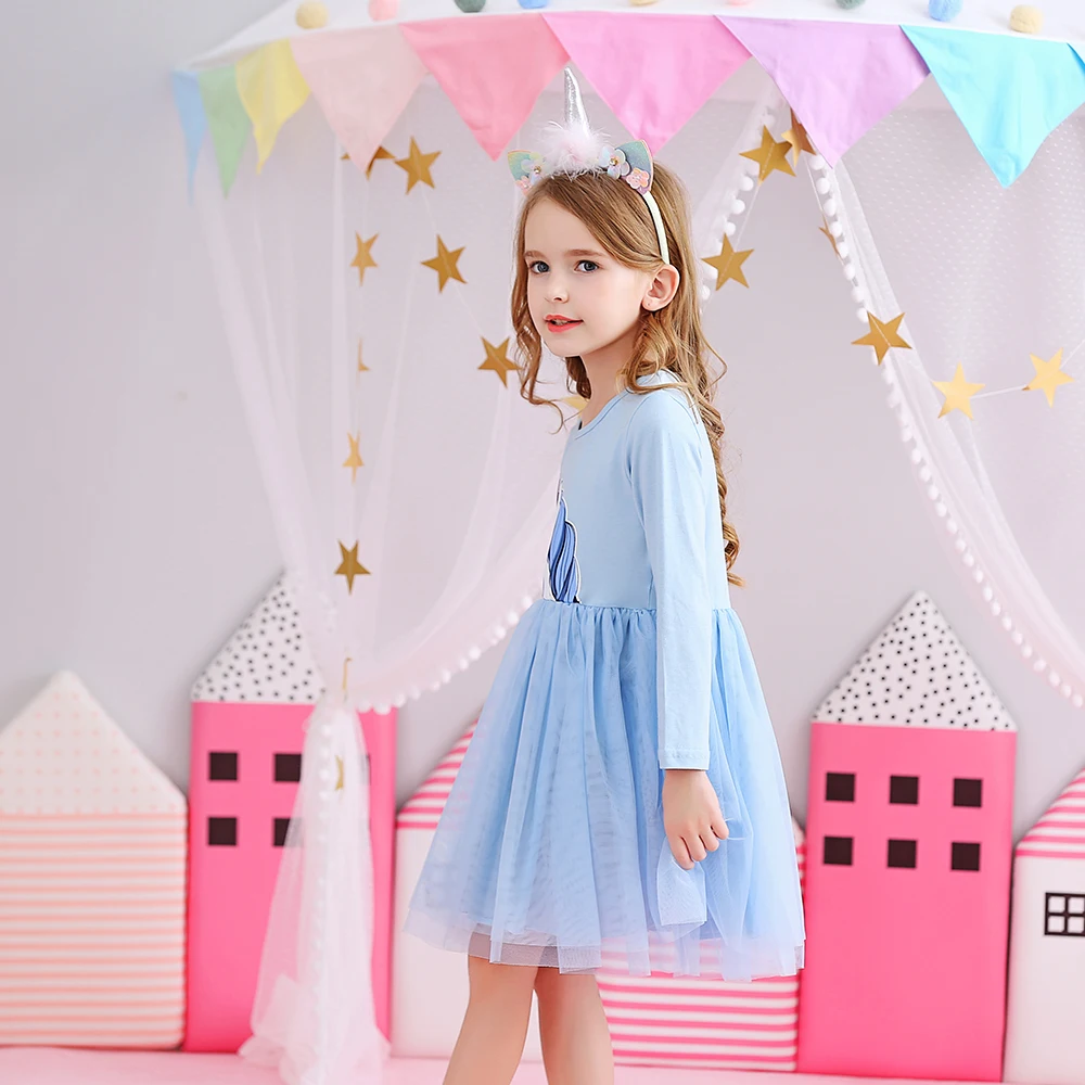 VIKITA/Брендовое детское платье для девочек детская одежда с героями мультфильмов