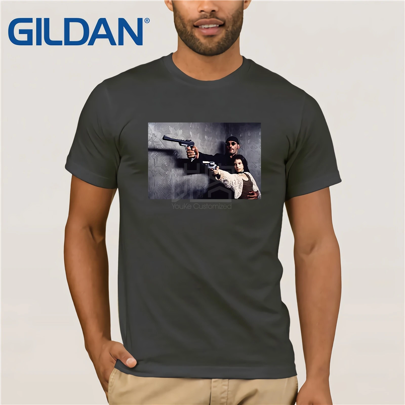 Футболка для мужчин и женщин Leon Teach Matilda Shoot Top Tees рубашка в стиле хип хоп
