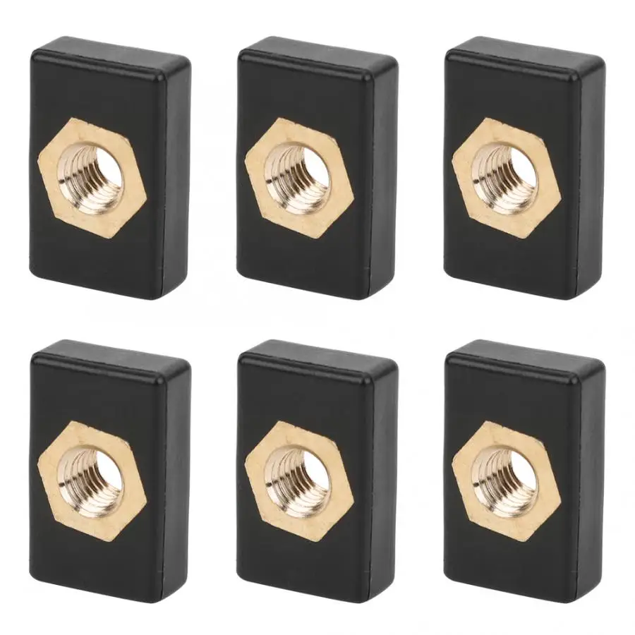 Набор с квадратными гайками 6 шт. рельсовый адаптер Аксессуары Для Каяка каноэ