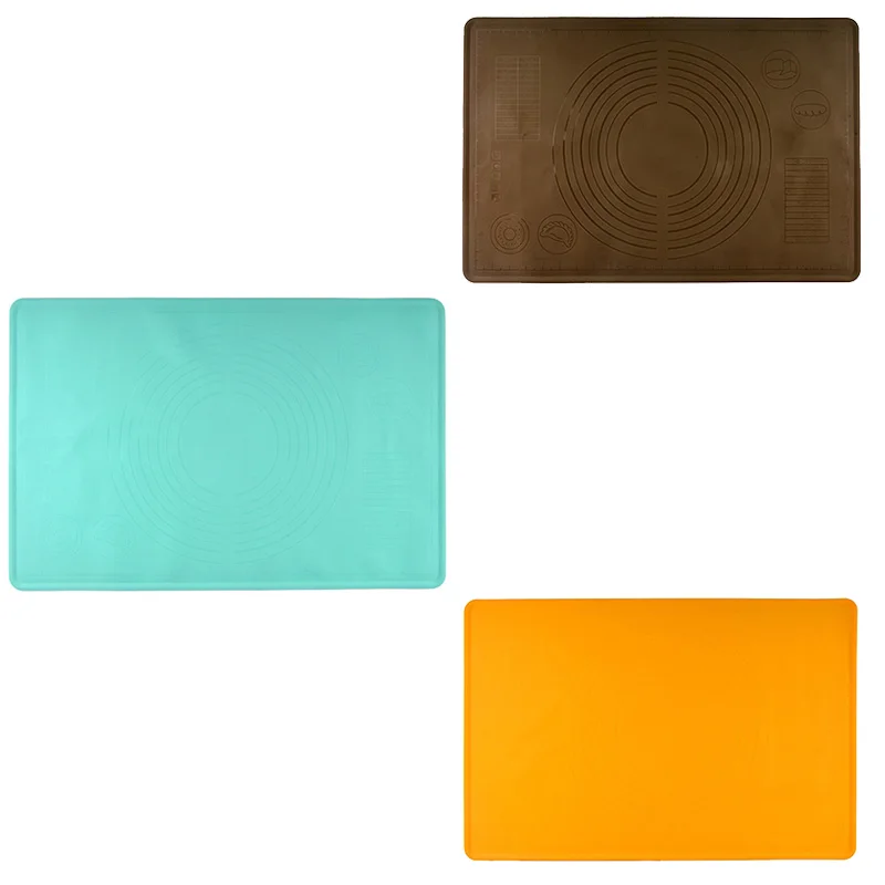 

65 x 55cm Thickened Rolling Dough Pad Non-Stick Silicone Baking Mat Household Non-Stick Flour Mat Baking Mat