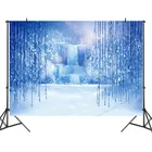 125x80 см Замороженные вечерние фоны для фотосъемки с занавеской, Детские Вечерние Декорации для дня рождения