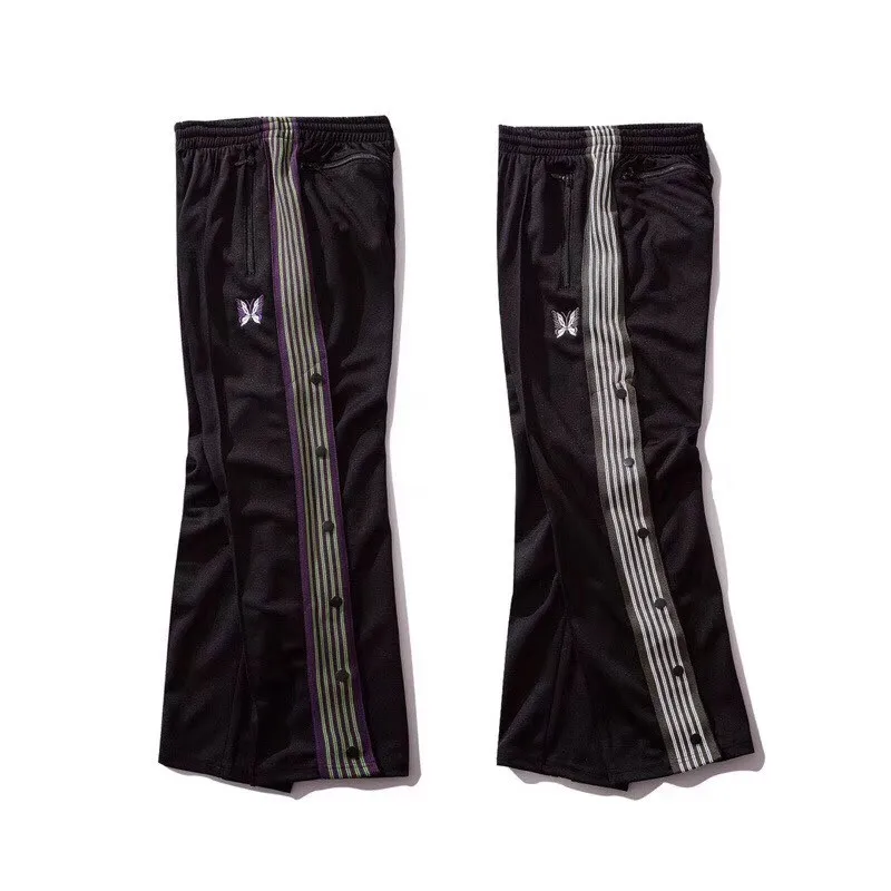 Женские и мужские спортивные штаны AWGE черные на завязках с вышивкой в виде