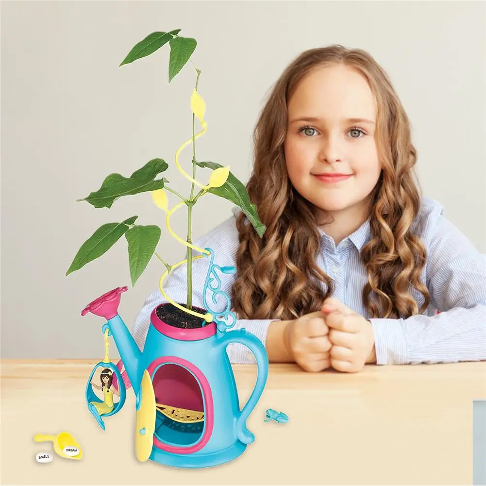 

Fairy Garden Kit Magic Bean Planting Toy DIY Crafts Play Set For Children Kids Birthday Gift