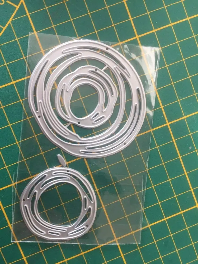 3Pcs/Set Scribble Circles Metal Cutting Dies Stencil for DIY Scrapbooking album Decorative Embossing Craft Paper Cards Tool | Дом и сад