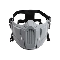 tactical airsoft paintball mask outdoor hunting half face iron warrior protective mask war game air gun shooting protective mask