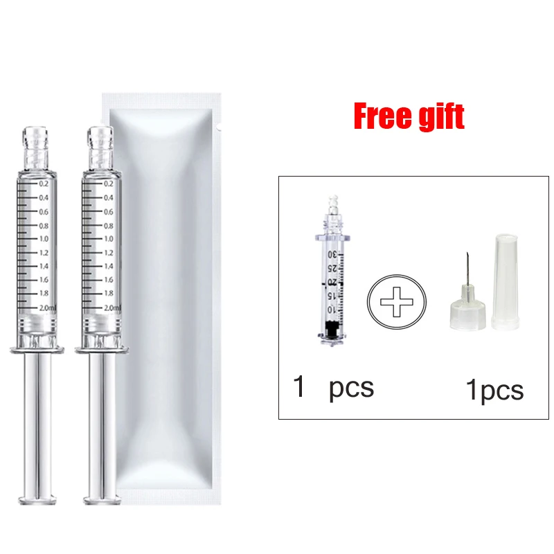 4 ML Наполнитель для губ с гиалуроновой кислотой, уплотняющий губу, для лица, тела, кожный наполнитель, инъекции, шприц для омоложения кожи, гиалуроновая кислота - Цвет: 4 ML