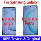 ЖК-дисплей Super AMOLED для SAMSUNG Galaxy Note 10 N970 Note 10 Plus N975, сенсорный экран с дигитайзером Note10, запасные части, оригинал