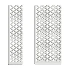 125 DIY искусственная квадратная буровая линейка для вышивки крестиком из нержавеющей стали