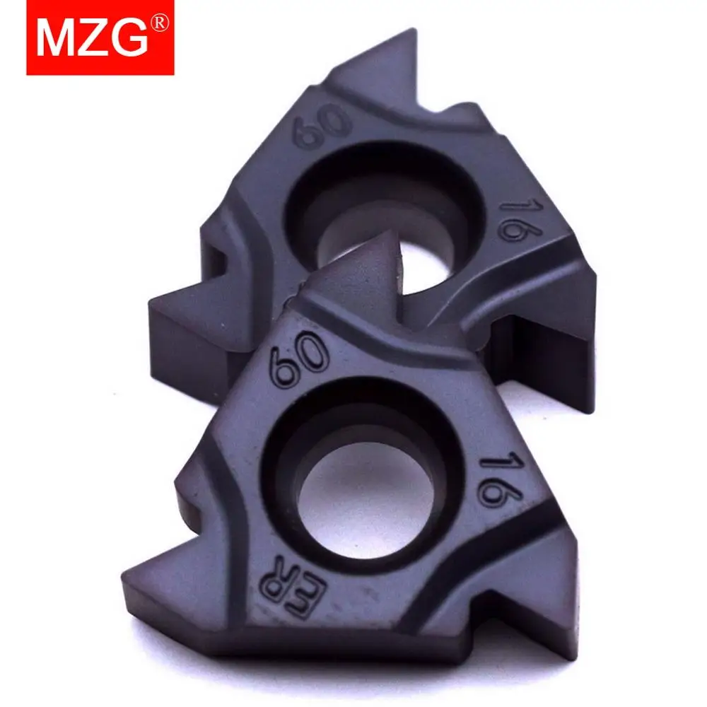 MZG 10PCS 22ER ISO ZP10 CNC Lathe Stainless Steel Turning External Threading Toolholder Tungsten Carbide Thread Inserts - купить по