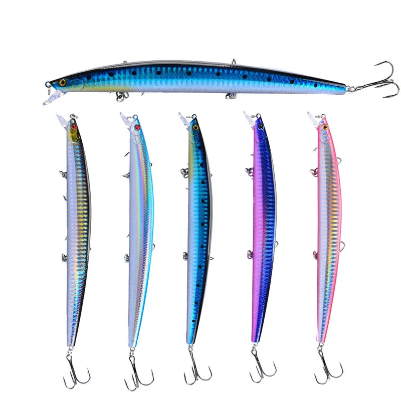 

1 Pcs/lot 24g 18cm Big Minnow Lure Floating Sea Fishing Lures Hard Bait Pesca Artificial Jig Wobblers Crankbait Fishing Tackle