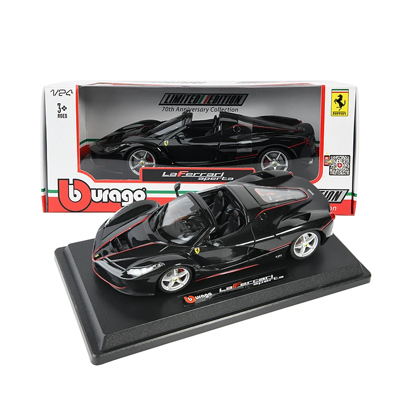 Модель автомобиля Bburago Ferrari 1:24 с имитацией высоты, литье под давлением, металлическая модель, детская игрушка, подарок для друга, коллекция а... от AliExpress RU&CIS NEW