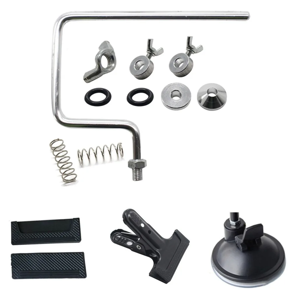

Portable Fishing Line Winder System Reel Line Spooler Vacuum Spooling with Sucker Multi-rotate aluminum spool holder Pesca Iscas