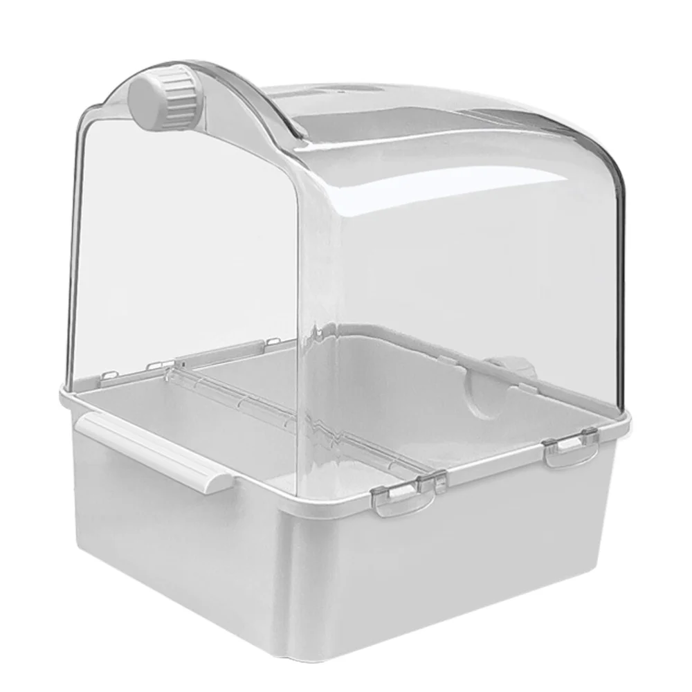 

1Pc Bird Bathtub Parrot Bathing Tub Cockatiel Parakeet Cleaning Basin Pet Supply