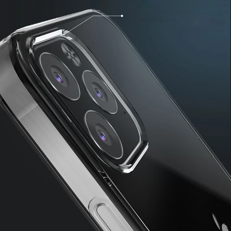 Силиконовая Мягкая задняя крышка для iPhone 12 13 Mini 11 Pro XS Max SE XR 8 7 6 Plus Ультратонкий