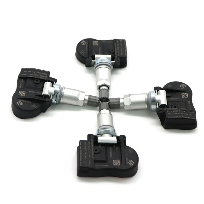 

4Pcs 407000435R TPMS Tire Pressure Sensor for Renault Megane Laguna Fluence Latitude 43HZ 40700-0435R