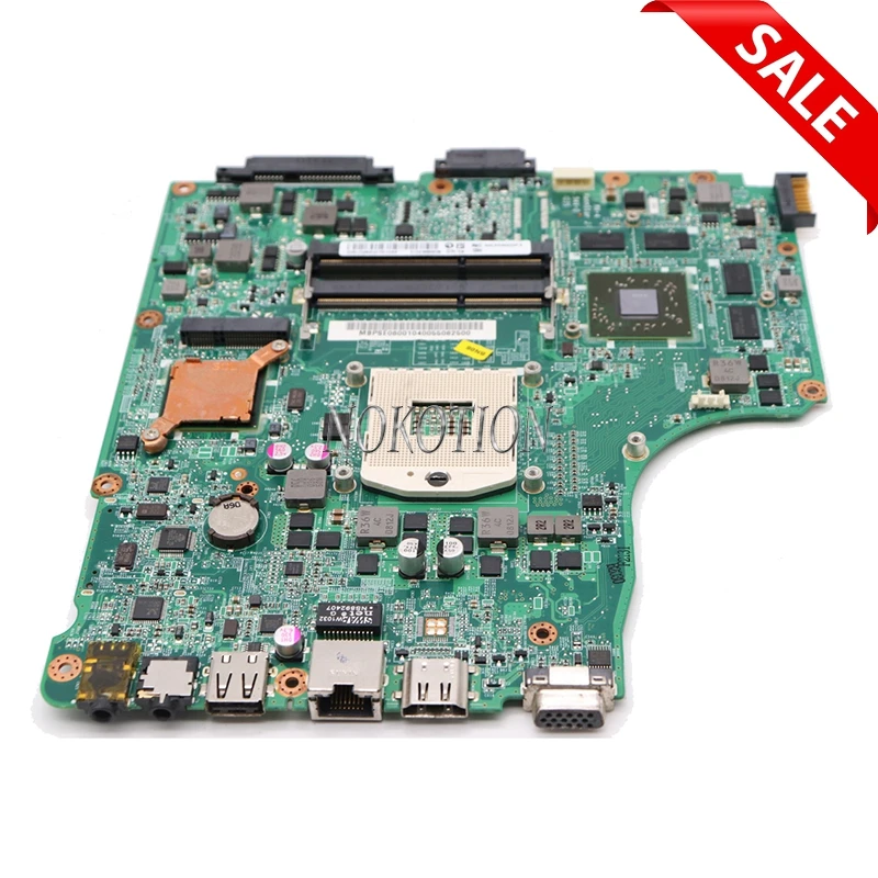 NOKOTION DA0ZQ1MB8F0 REV F MBPVL06001 MB. Pvl06001 для acer aspire 4820T 4820TG материнская плата HM55 DDR3 ATI HD5650M