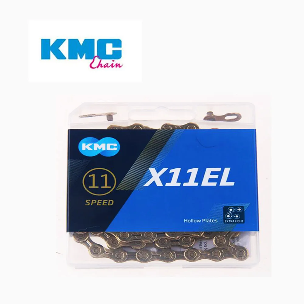 KMC X8 X9 X9sl X10 X10sl X11SL Z99 велосипедная цепь 9S 10S 11S золото для MTB/шоссейного велосипеда fo Shimano/SRAM 8 9 10 11 скорость 116л/цепной велосипед