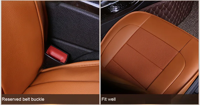 Чехол из воловьей кожи на автомобильное сиденье для Volkswagen VW Magotan Golf Tiguan Scirocco Touareg
