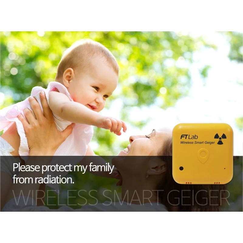 Беспроводной bluetooth Смарт-счетчик Гейгера дозиметр гамма-рентген-только для iOS |