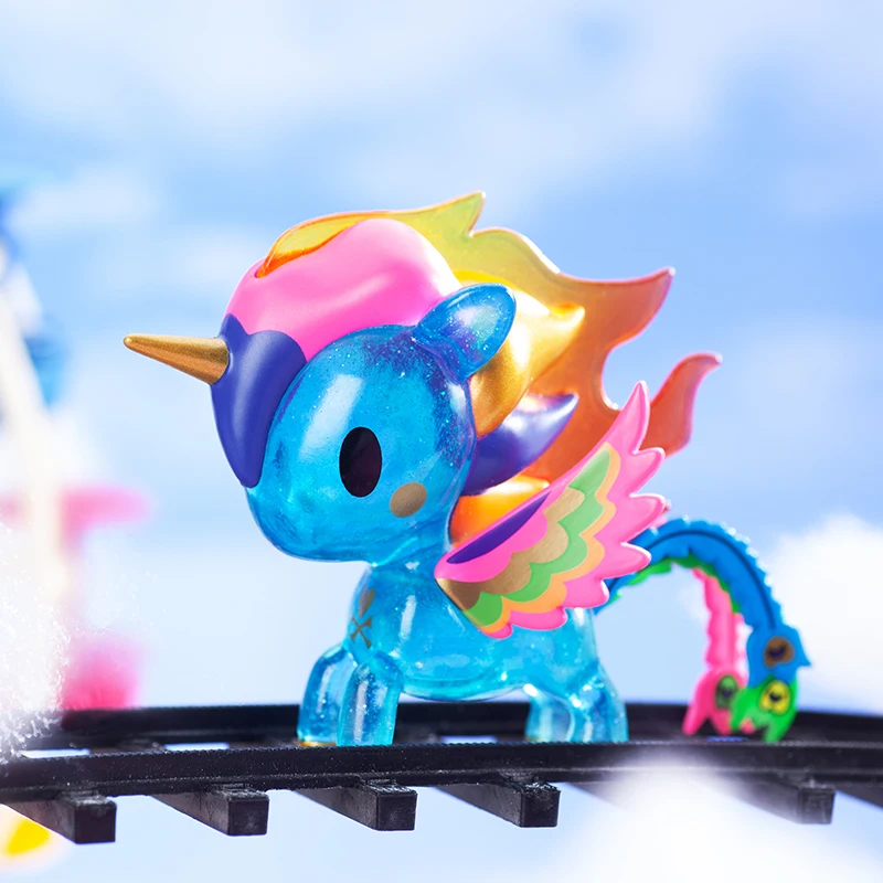 

Сумка Tokidoki в виде единорога, версия 6 серии, искусственные игрушки для девочек, фигурка, коробка сюрпризов, кавайная модель, подарок на день р...
