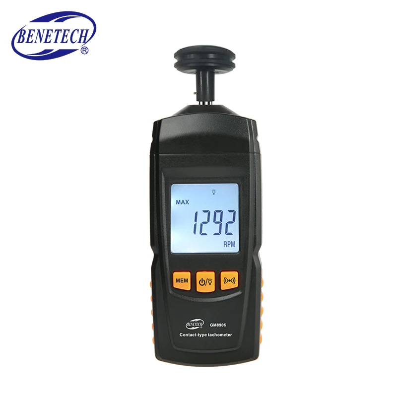 

BENETECH GM8906 Digital Laser Motor Tachometer Universal Motorcycle Rotating Speed Measurement Meter