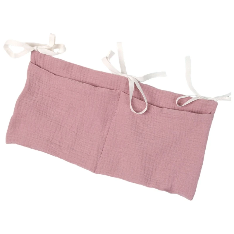 

425F Baby Bedside Storage Bag Crib Hanging Bag Multi-Purpose Organizer Tissue Diaper Nappy Toys Holder Pocket
