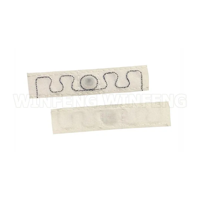 High Temperature EPC C1 G2 860-960MHz Washable Woven Fabric Textile RFID UHF Laundry Label Tag U Code Chips For Apparel Tracking |