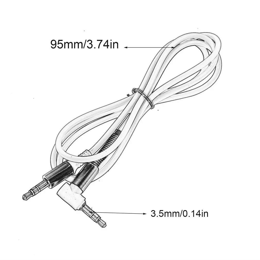 3.5 mm Jack 1M AUX Audio Cable Male to Gold Plug line Cord Spring For Phone Car Speaker Headphone | Электроника