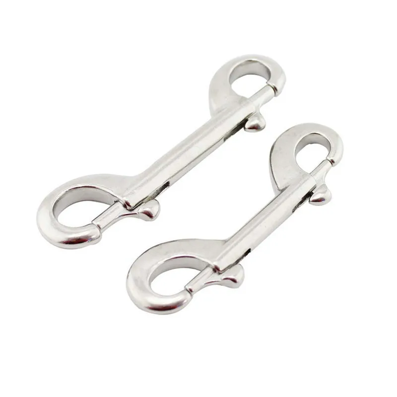

Eye Hook Overdoor Diving Hanger Double-Headed Stainless Steel 316 Hook Double Eye Metal Snap Hook Safety boat accessories marine
