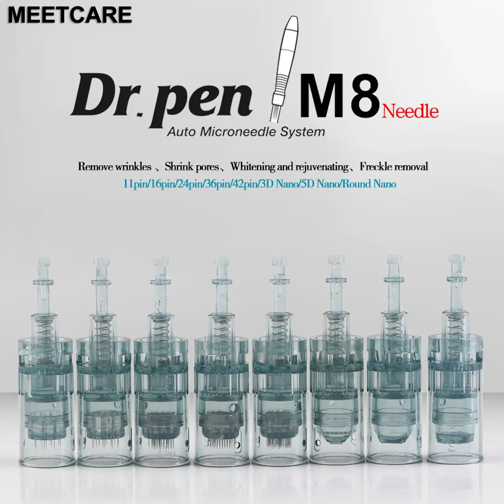 Дерма ручка M8 иглы картриджи для Electri Dr. Ручка ролик микро наконечник 11 16 36 42 3D 5D