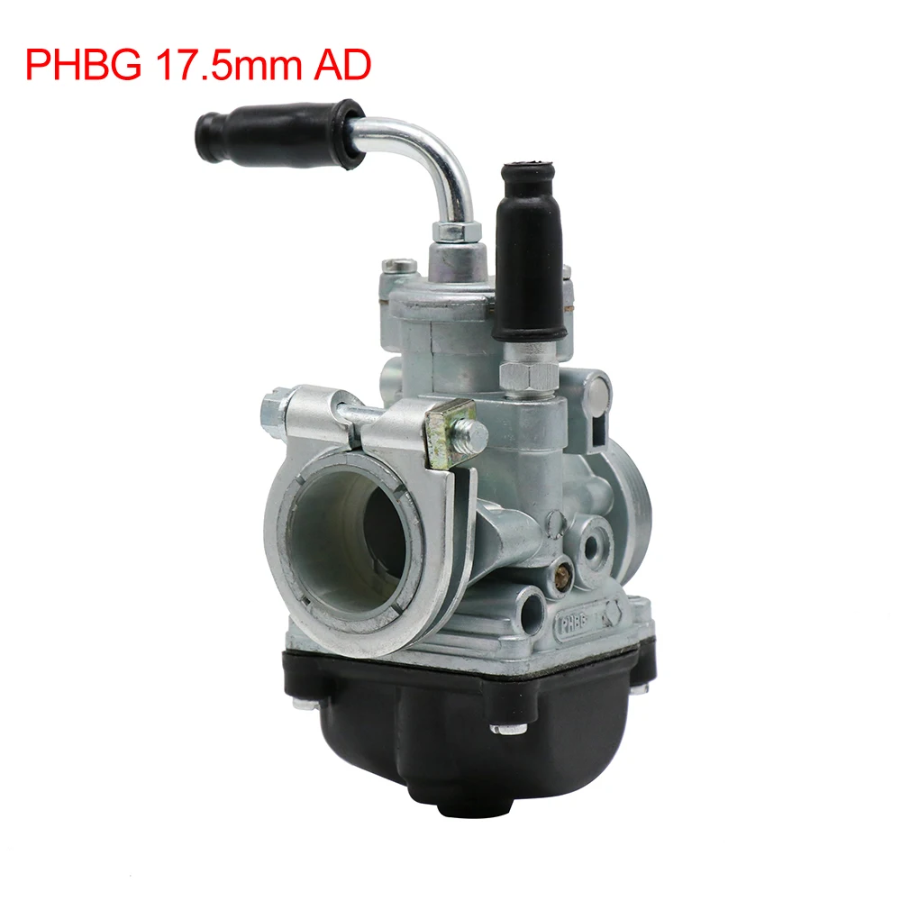PHBG 17.5mm AD Alconstar-мотоцикл Dellorto PHBG 17,5 мм 19,5 мм AD гоночный карбюратор ручной дроссель Carburedor Carb гоночный для скутера мопеда - Цвет: PHBG 17.5mm AD