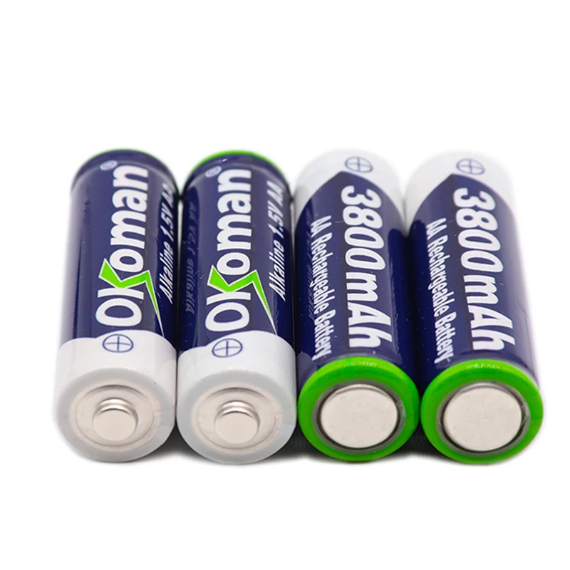 Аккумуляторная батарейка АА 100% в 1 5 мА · ч щелочные батарейки для часов игрушек