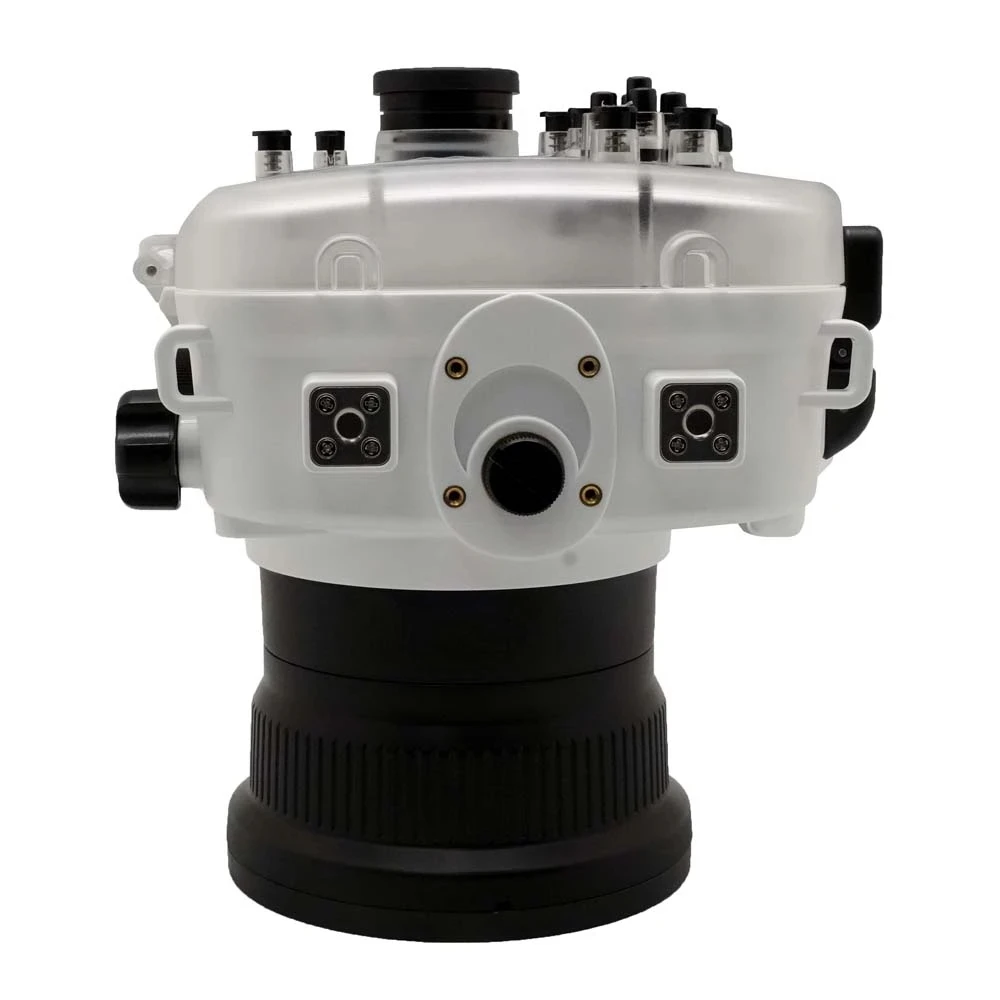 40m/130ft For Sony A7 III A7R3 A7RIII A7III A7M3 28-70mm lens underwater camera housing diving box case Waterproof cover White