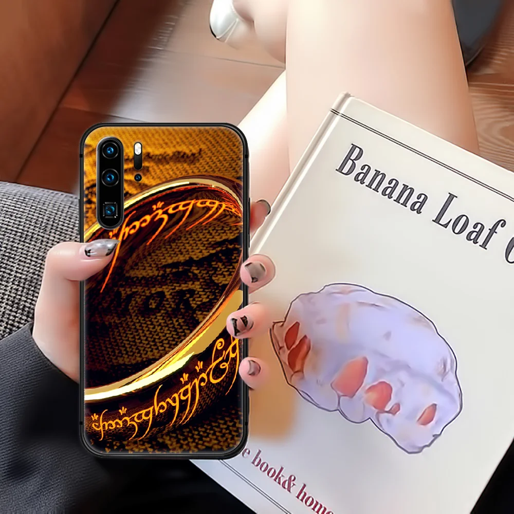 

The Rings The One Ring Phone Case For Huawei P Mate 10 20 30 40 Pro Lite Smart 2019 2021 black Cover Pretty Prime 3D Waterproof