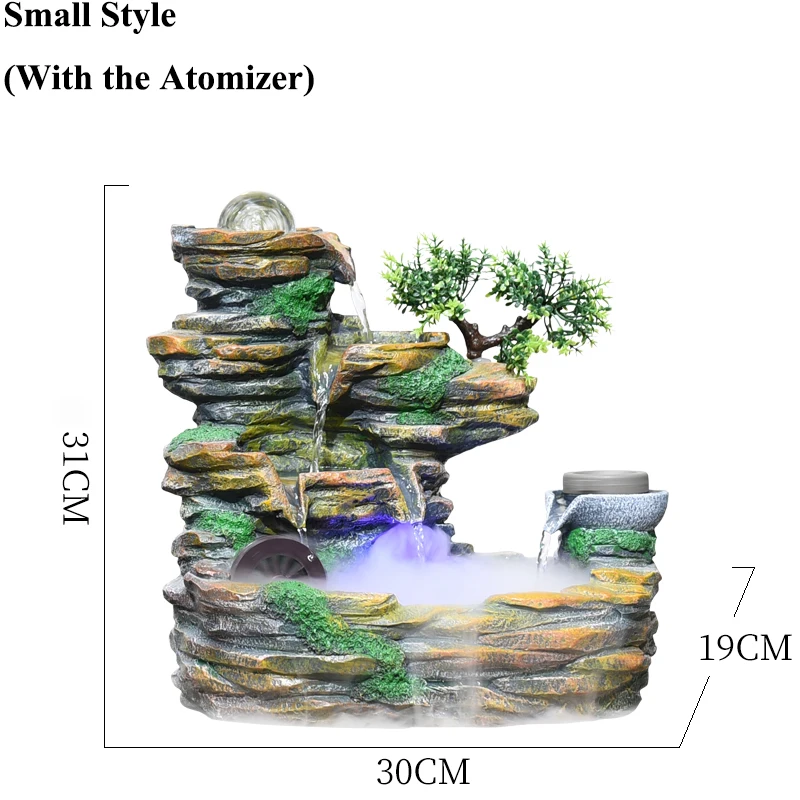 110В/220В креативный рокерский фонтан для воды домашний увлажнитель воздуха дома