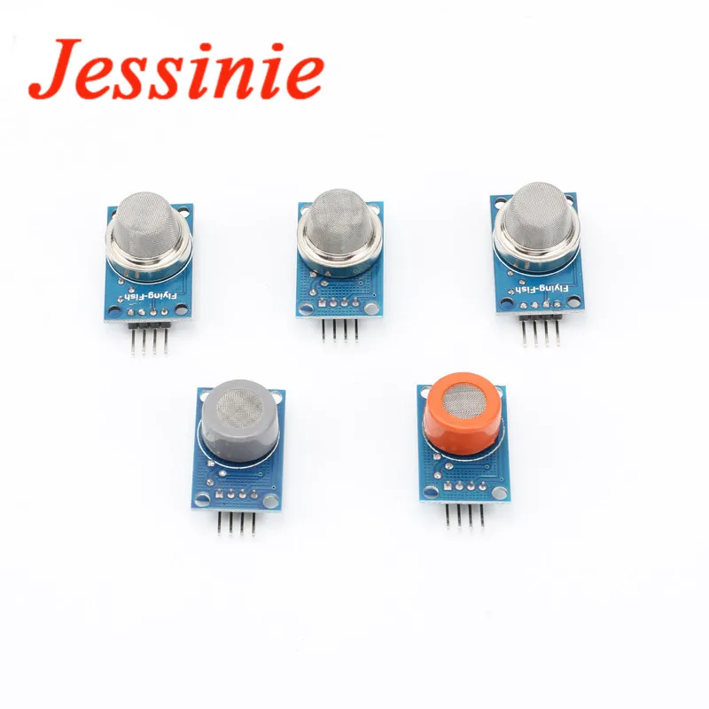 5 шт. модуль обнаружения газа MQ 2 3 7 8 135 MQ2 MQ3 MQ7 MQ8 MQ135 PCB газ Сенсор (5 значение * 1
