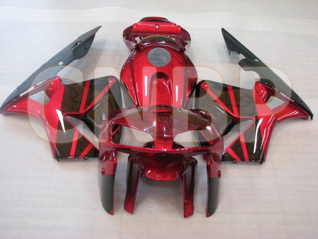 Для Honda CBR600RR 2005 2006 наборы обтекателей для 06 красный черный обтекатель мотоцикла CBR
