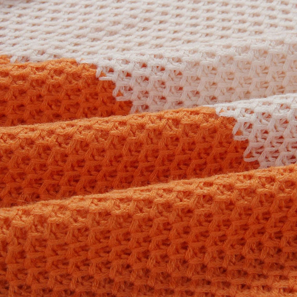 

Fashion Women Color Block Long Sleeve Knitted Sweater Casual O Neck Outerwear