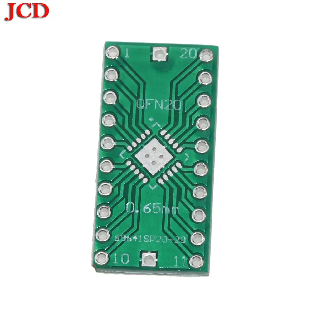 JCD Новый QFN20 поворотный DIP20 DIP переключатель адаптер пластина 0 5 мм 65 LFCSP20 шаг IC