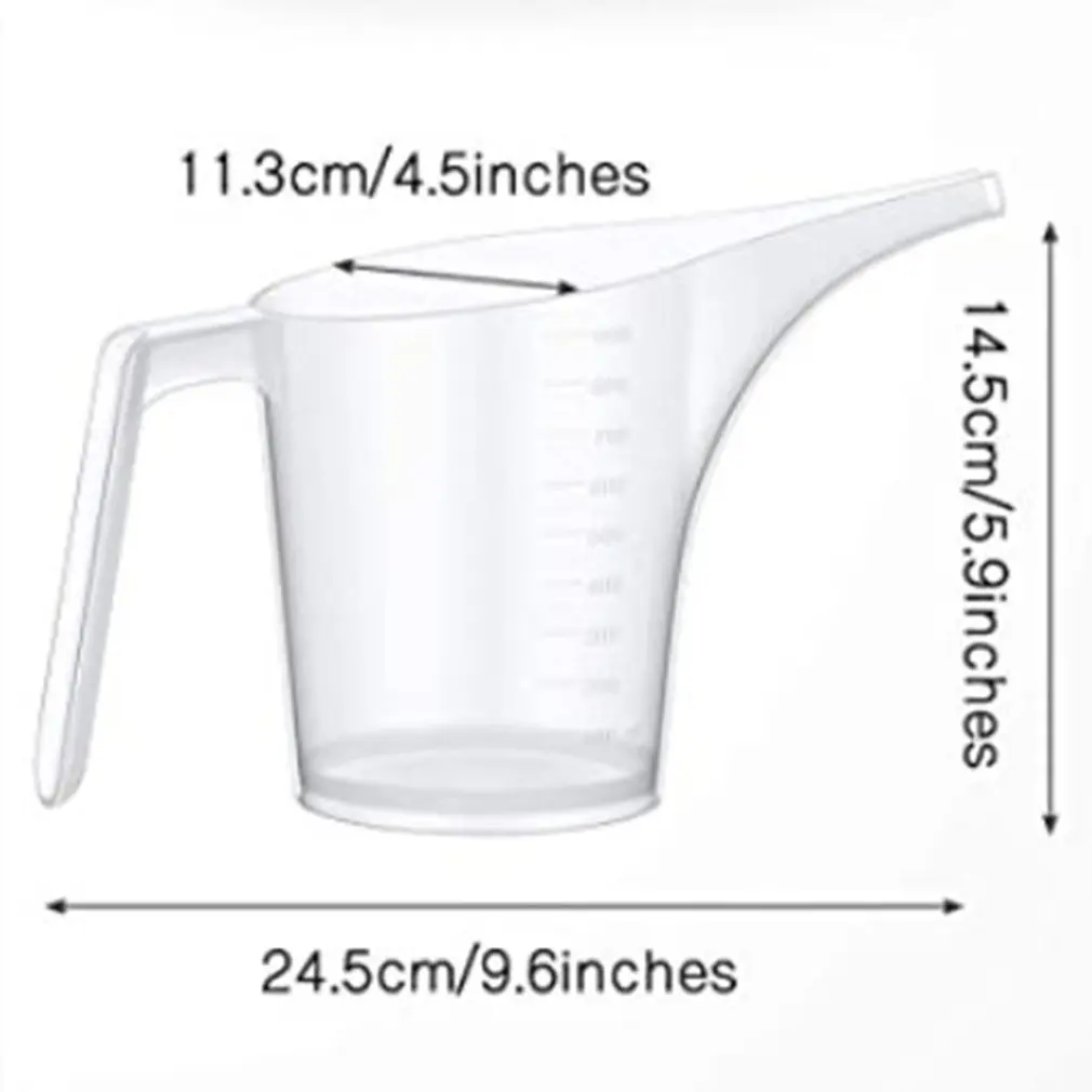 

Long Mouth Plastic Measuring Cup With Scale Measuring Jug Kitchen Bakeware Laboratory Baking Measuring Cup Flow Cup