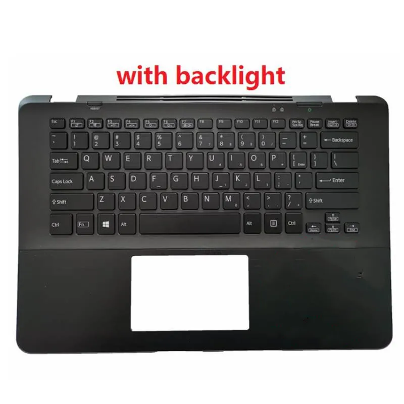 Клавиатура US для SONY Vaio SVF14A SVF14A15CXB SVF14A16CXB SVF14A17CXB SVF14A1A1J SVF14A18SCP SVF14A1C5E с подставкой