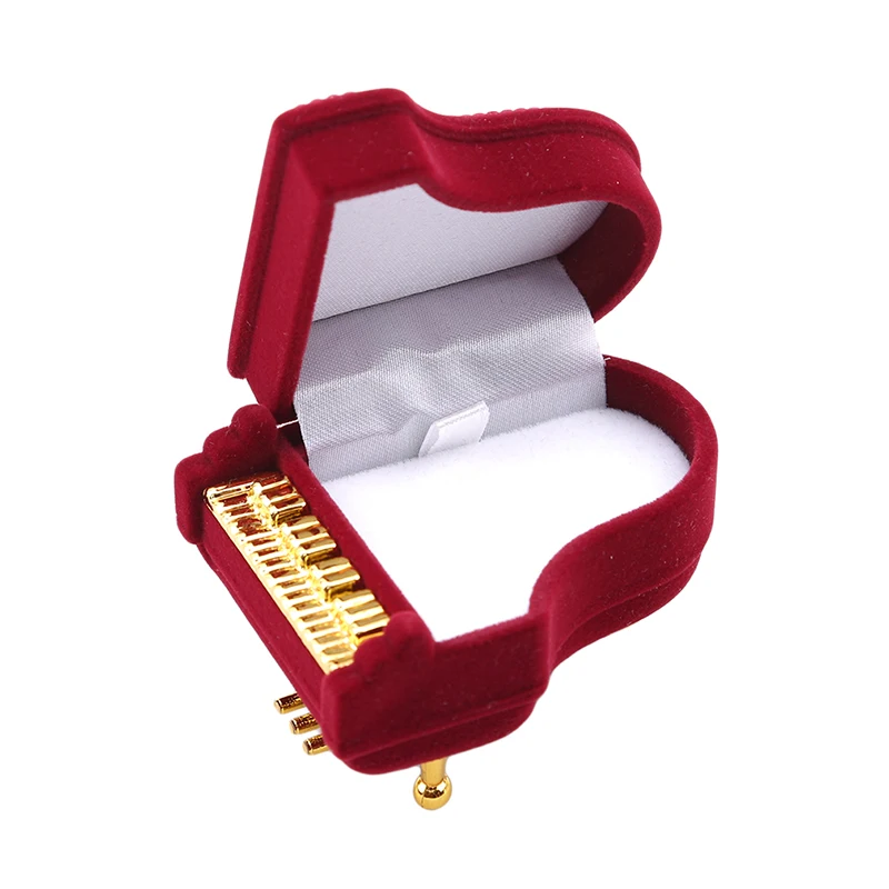 Творческий пианино коробка для кольца сережек упаковка кулон ювелирные изделия