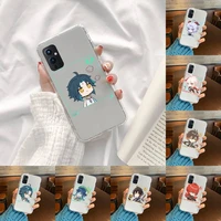genshin impact zhongli xiao phone case transparent for oneplus 9 8 7 7t 8t oppo find x3 x2 reno5 vivo x60 x50 pro meizu 17 16xs