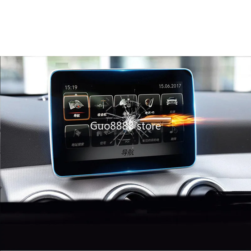 

Автомобильный экран навигации GPS для Mercedes Benz GLA Class GLA200 GLA220 GLA260, наклейки из закаленного стекла