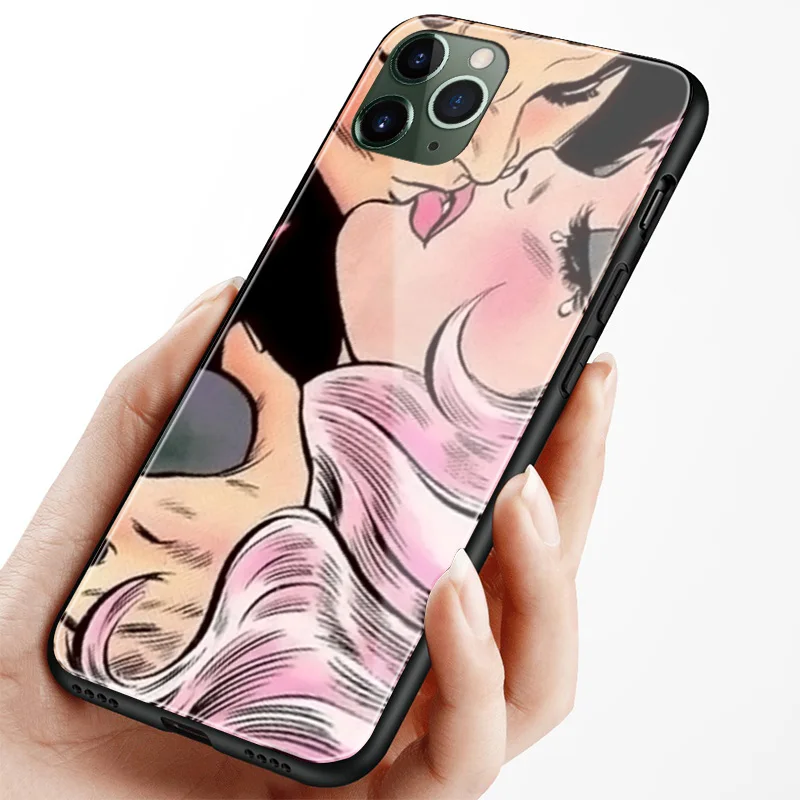 Мягкий силиконовый чехол для телефона из ТПУ с рисунком девочек Sad Girls iPhone 5 SE 6 6s 7 8