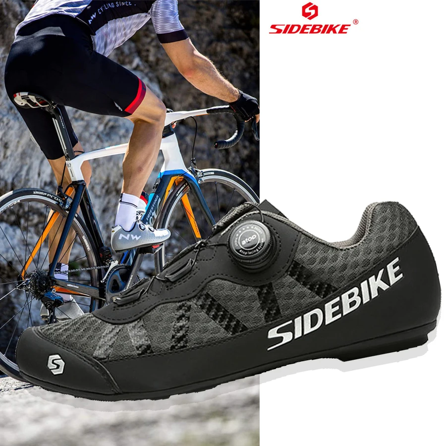 SIDEBIKE Breathable Cycling Shoes Men Women Non-slip Road Mountain Bike MTB Shoes With Flat Rubber Sole Leisure Cycling Shoes