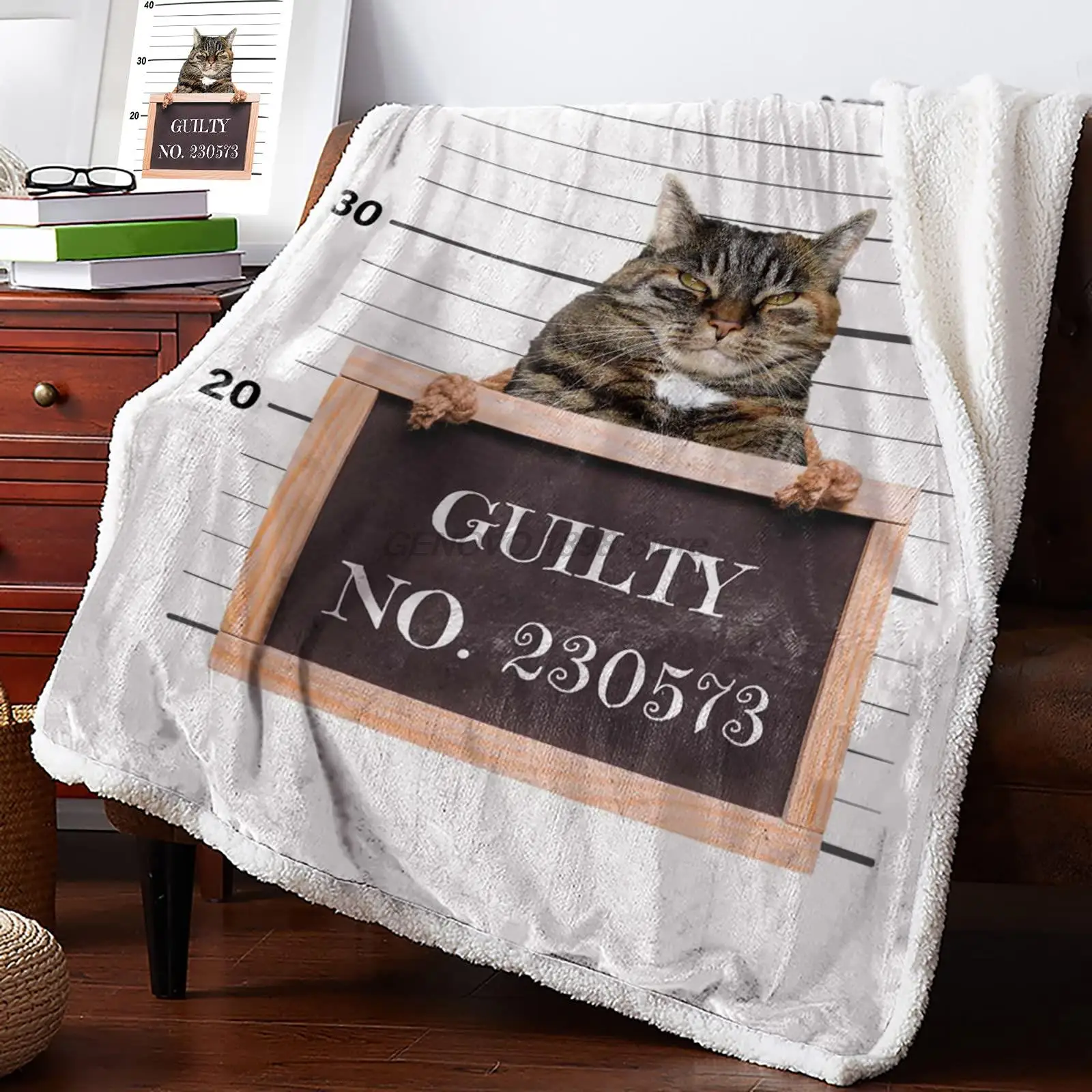 

Luxury Fleece Throw Blanket for Couch, Thick Fuzzy Fluffy Soft Cozy Bed Blanket, Reversible Sherpa Fleece Blanket for Sofa Chair