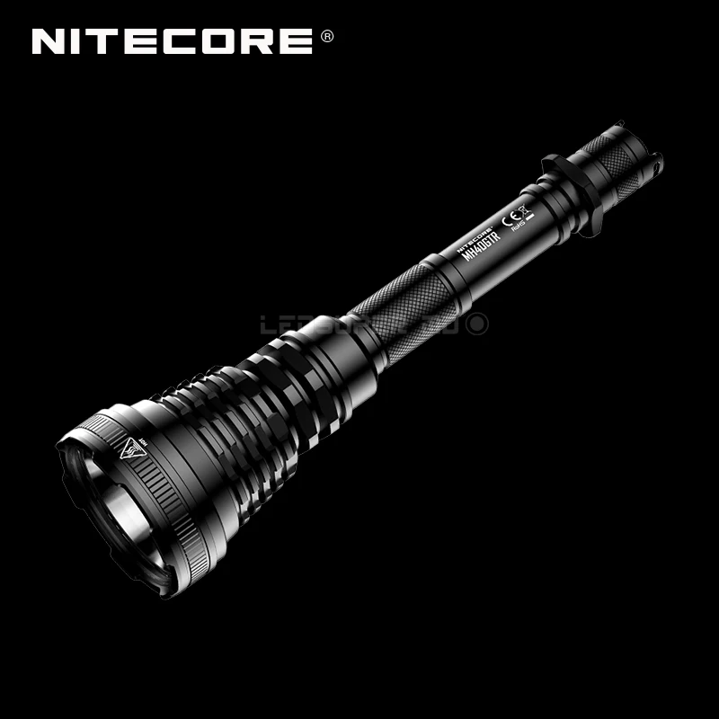 

Ультрабольшой радиус 1004 м, светодиодный фонарик Nitecore MH40GTR CREE XP-L HI V3, 1200 люмен, фонарик для охоты с двумя батареями